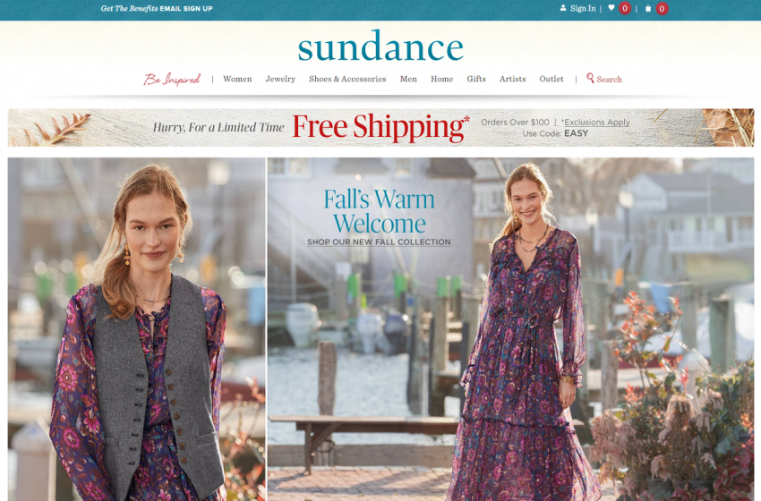 Sundance Review: An online store to buy women’s clothing, jewelry, and shoes