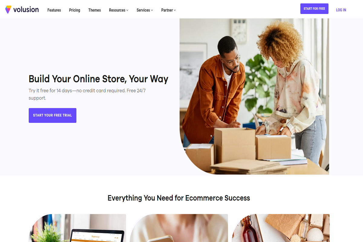 Volusion Review Build your own store online